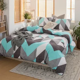 3pieces Comforter Set King Comforter X1 Pillowcasex2 Extremely Diverse Styles (Option: ChaoYue19038)