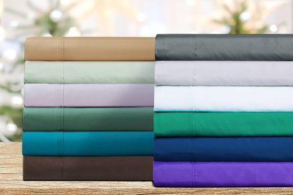 Bamboo 2000 Count Solid 6 Piece Sheet Set - Assorted (Bed Size: Twin, Color: White)