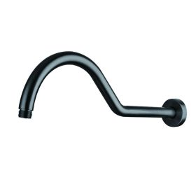 8/16/17 Inch 6-13/16 inch 8-16inch Shower Head Extension Arm (Length: 17 inch, Color: Black)
