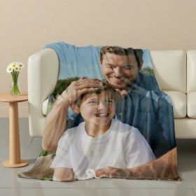Custom Blankets Flannel with Photo Upload for Mother's Day - (Must upload the image) (size: 40"*50")