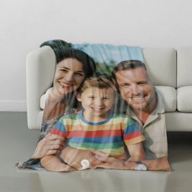 Custom Blankets Flannel with Photo Upload for Mother's Day - (Must upload the image) (size: 50"*60")