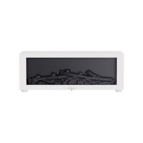 Fireplace Simulation Flame Aromatherapy Machine (Color: White)